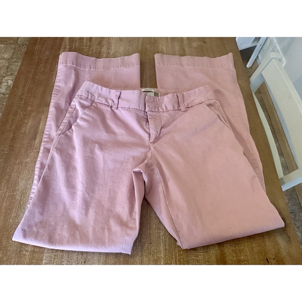 Old Navy Womens Pants Jeans Stretch Low Rise Dusty‎ Pink Size 6 Y2K